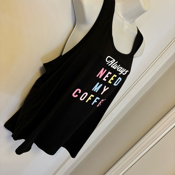 “Always Need My Coffee” Soft Tank Top - XL - Picture 4 of 11